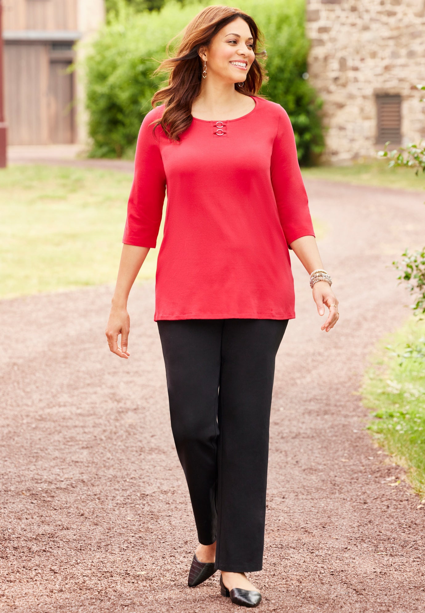 Suprema&reg; Studio Double-Ring Tee image number 3