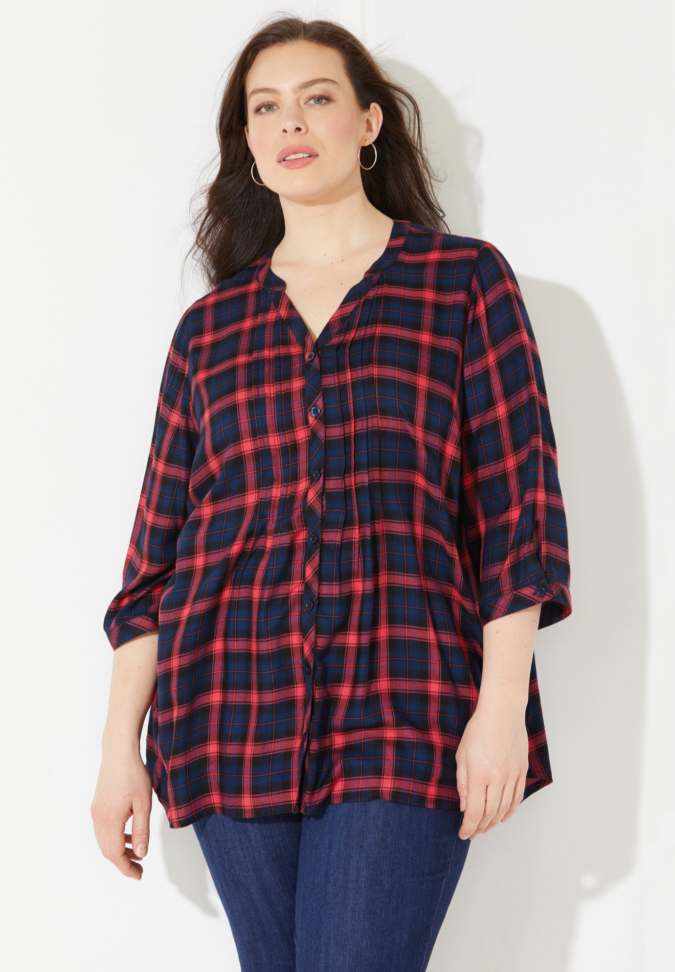 Featherweight Plaid Tunic image number 4