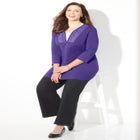 Suprema&reg; Lace Trim Duet Top image number null