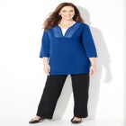 Suprema&reg; Lace Trim Duet Top image number null