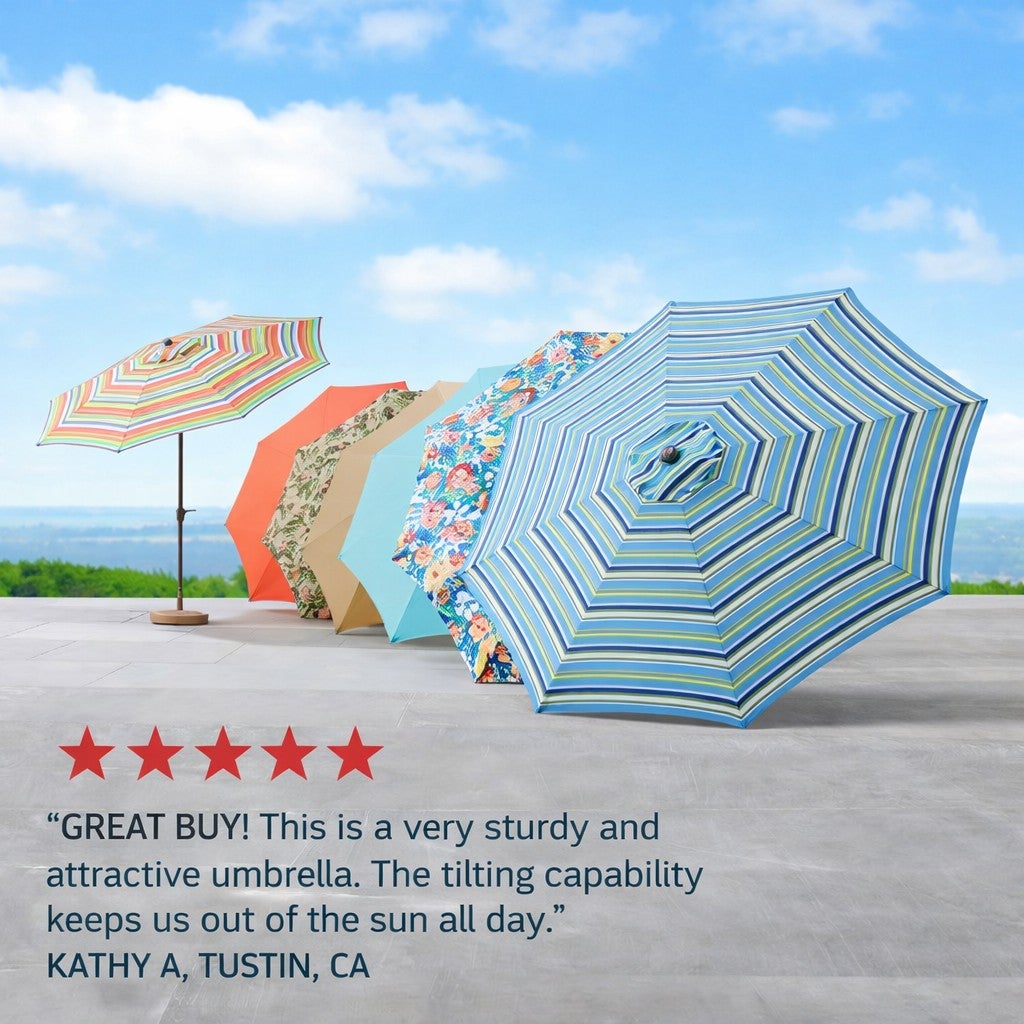 9 Ft. Tilt-and-Crank Umbrella image number 5