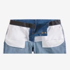 Stretch Built-in Slimming Panel Capri Jeans image number null