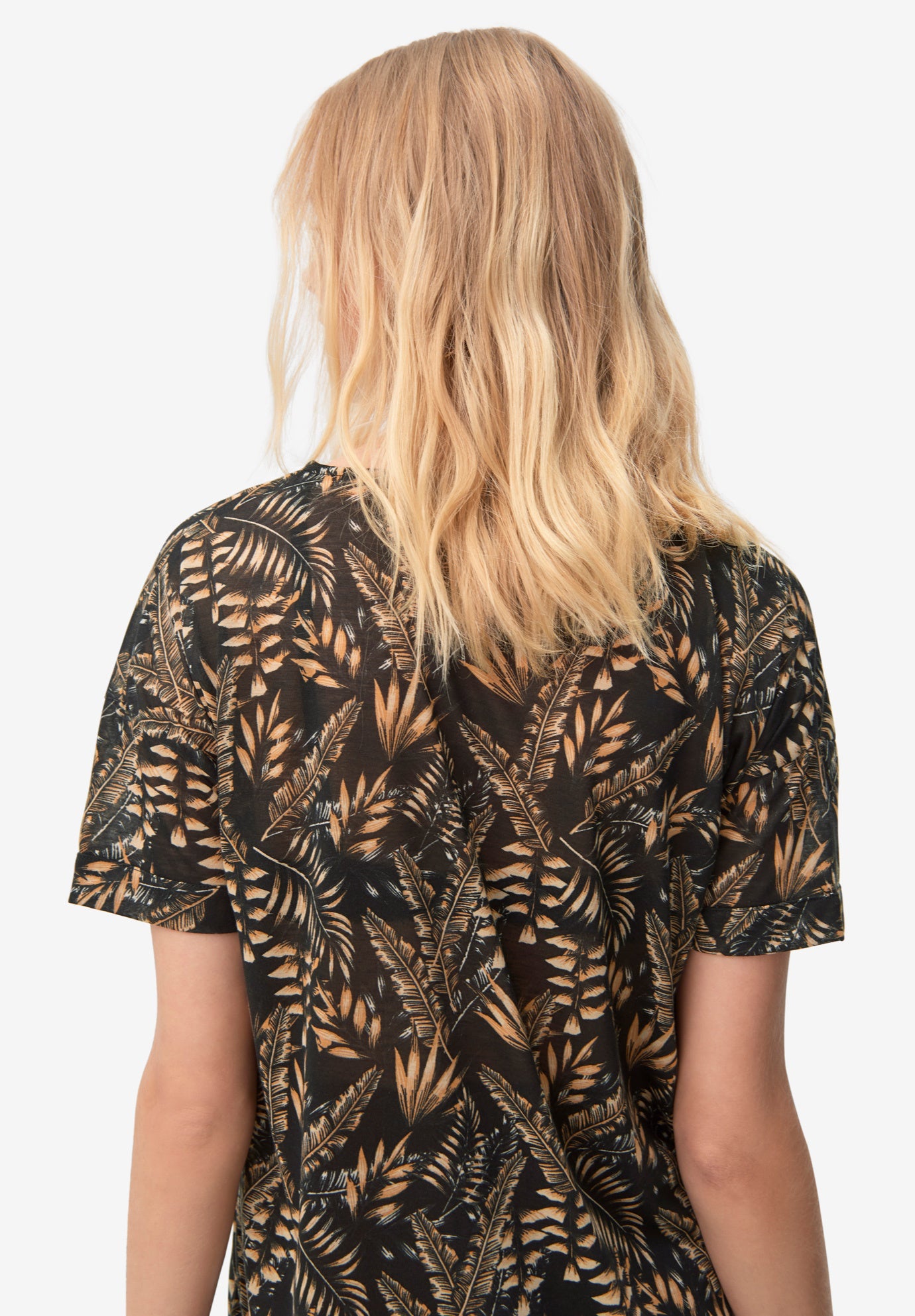 V-Neck Tunic With Front Inverted Pleat image number 1