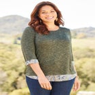 Impossibly Soft Duet Tunic image number null