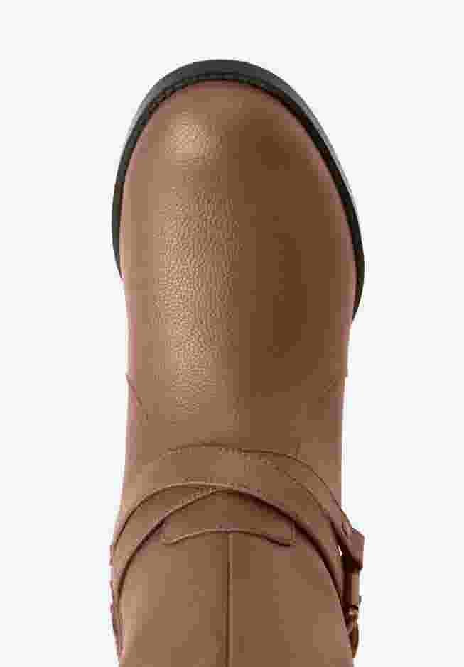 The Janis Tall Wide Calf Leather Boot By Comfortview image number 4