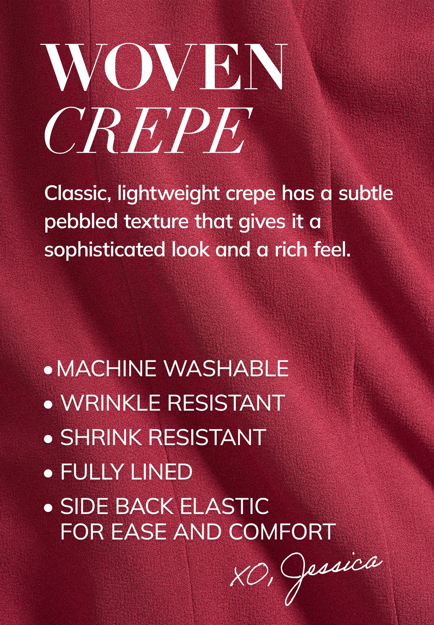 Stretch Crepe Single-Breasted Pantsuit image number 3