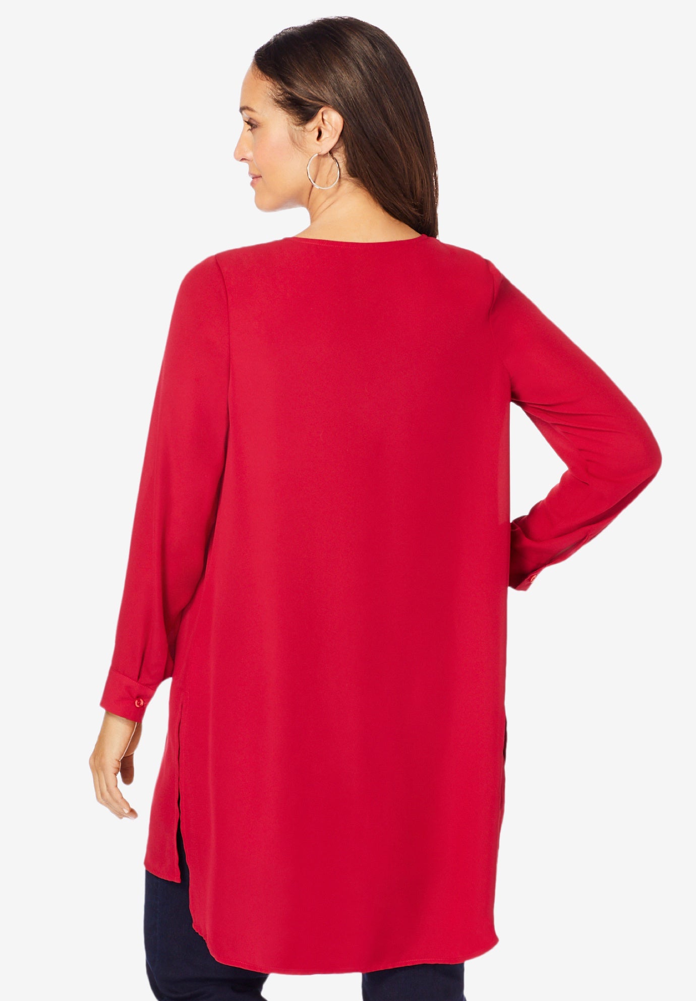 Flyaway V-Neck Tunic image number 1