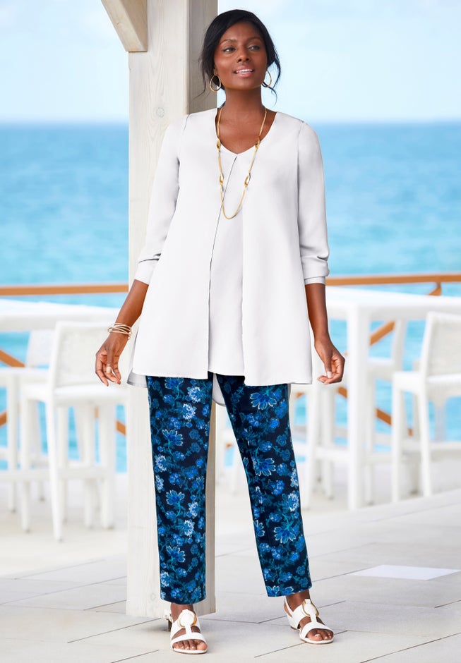 Flyaway V-Neck Tunic image number 3