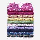 7-Day Layer-Look Elbow-Sleeve Tee image number null