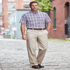 Stretch Leather Braided Belt image number null