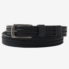 Stretch Leather Braided Belt image number null