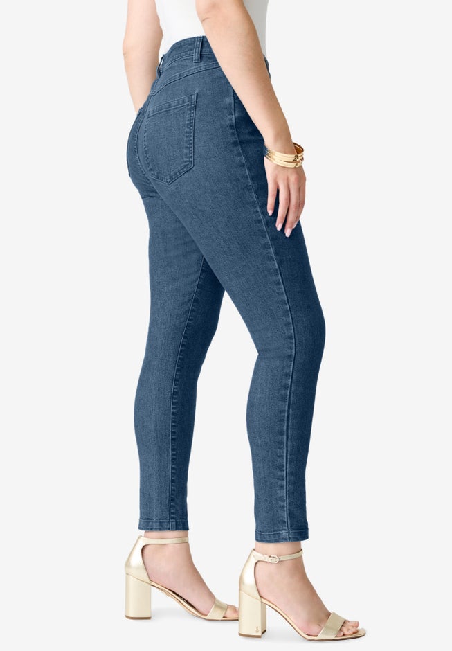 Plus Size Classic Stretch Slim Jean image number 2