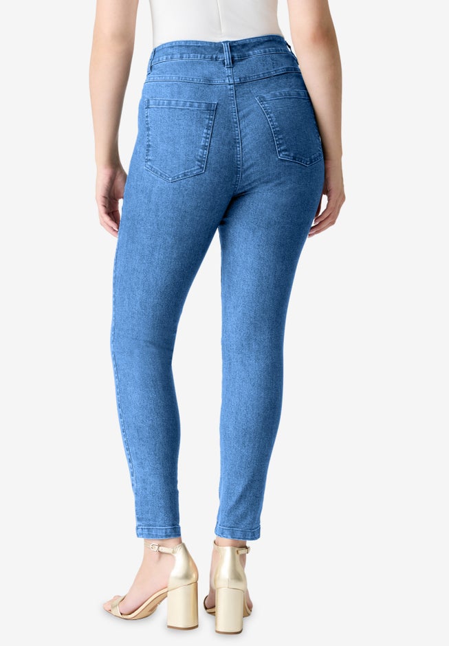 Plus Size Classic Stretch Slim Jean image number 1