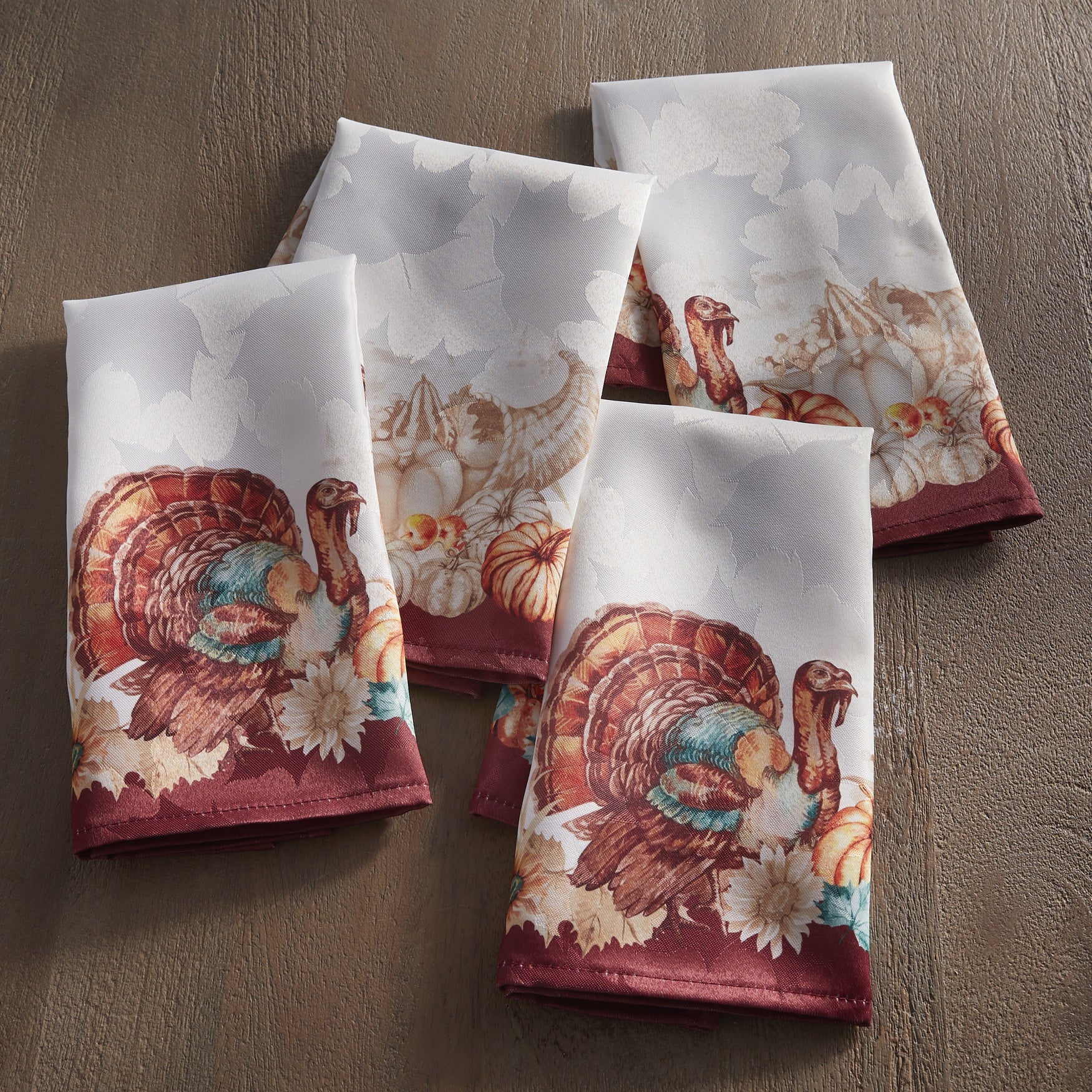 4-PC Turkey Napkins image number 0