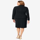 Stretch Crepe Single-Breasted Jacket Dress image number null