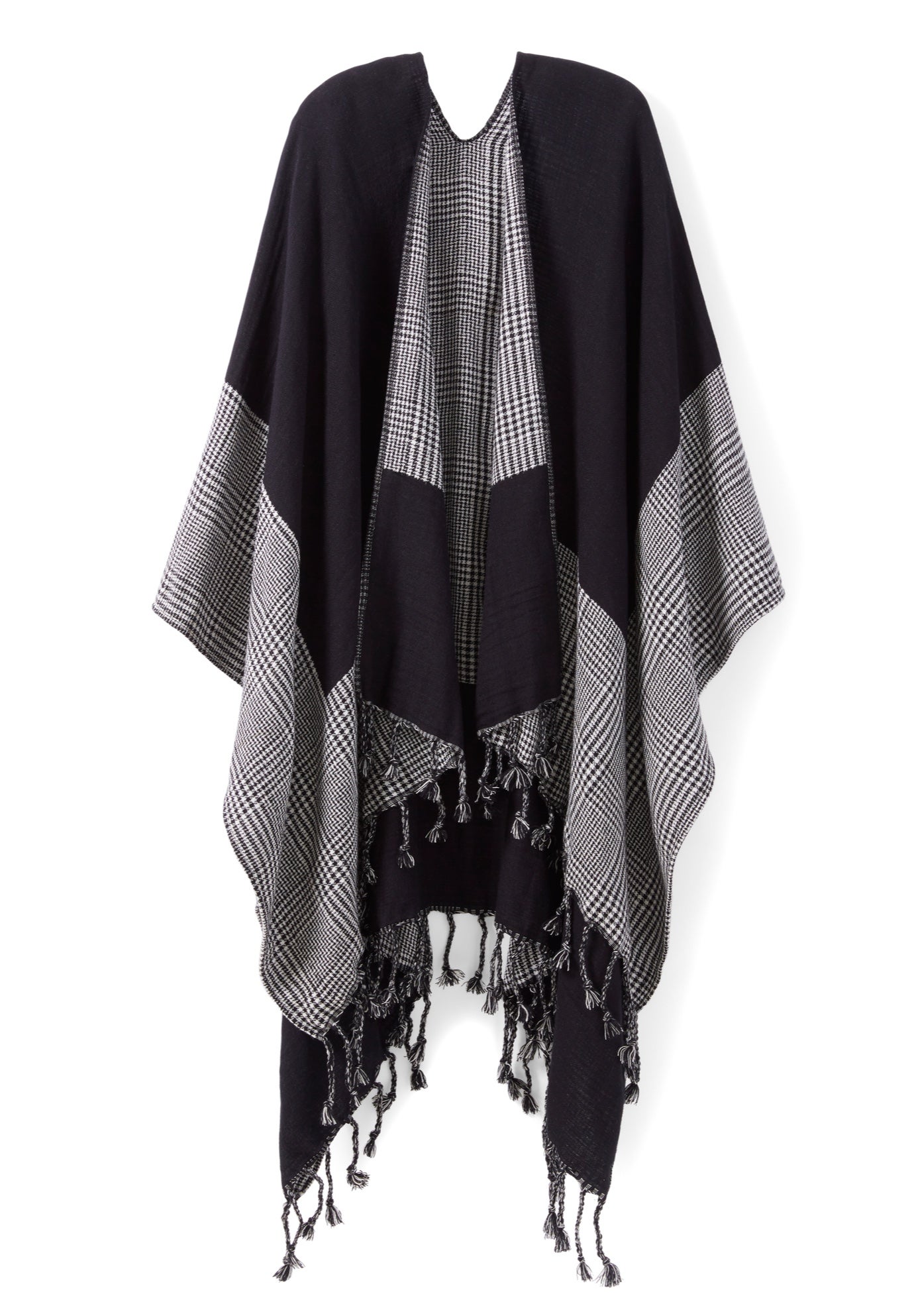 Plaid Ruana Shawl image number 0