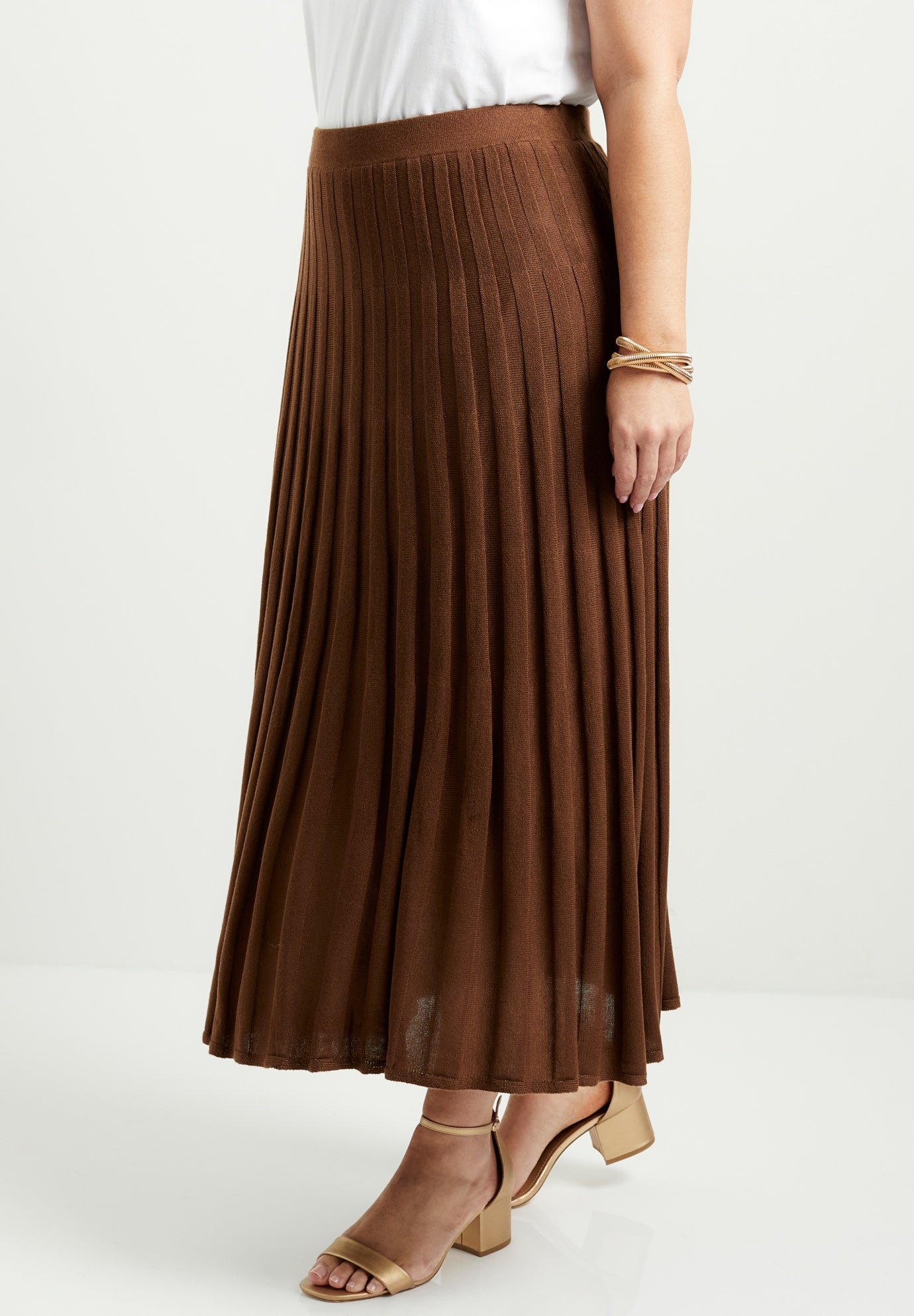 Pleated Midi Skirt image number 2