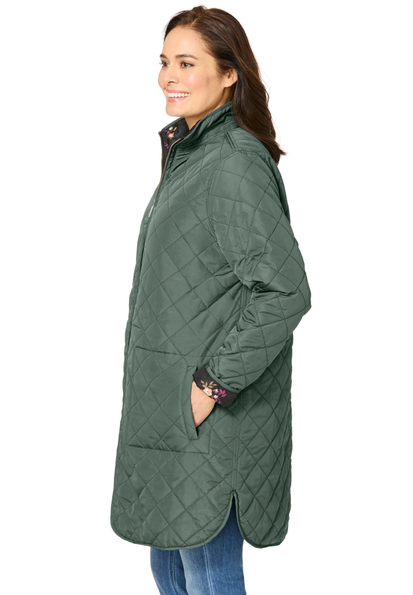 Reversible Quilted Barn Jacket image number 3