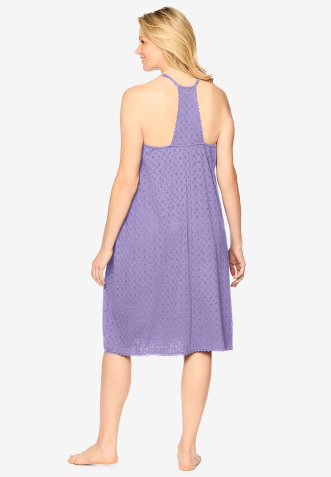 Breezy Eyelet Short Nightgown image number 1