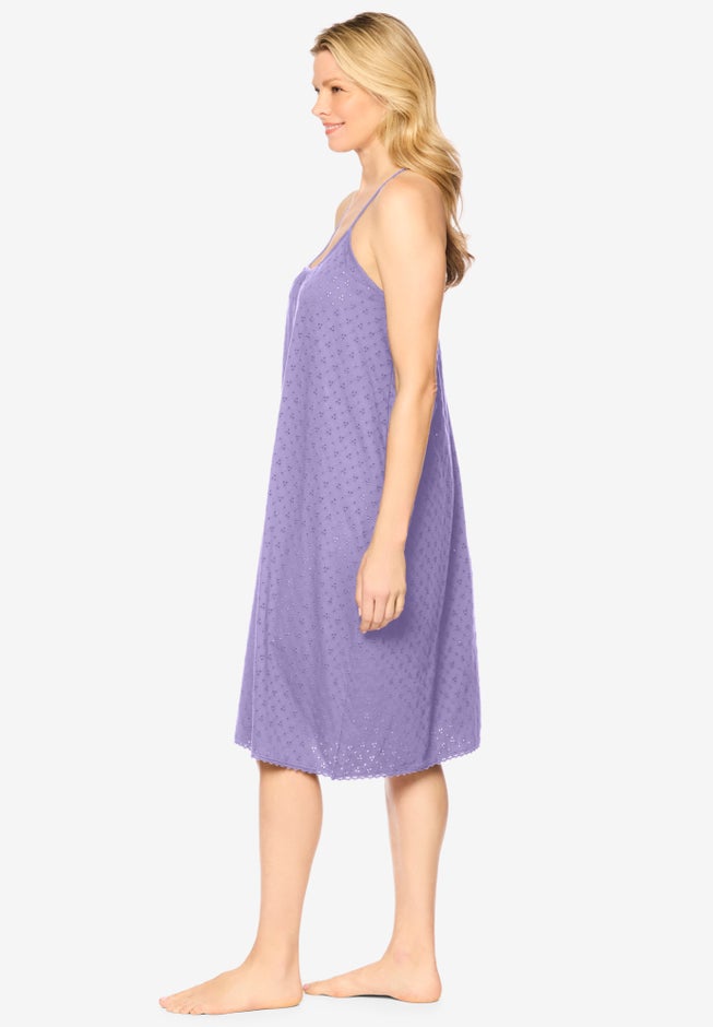 Breezy Eyelet Short Nightgown image number 2