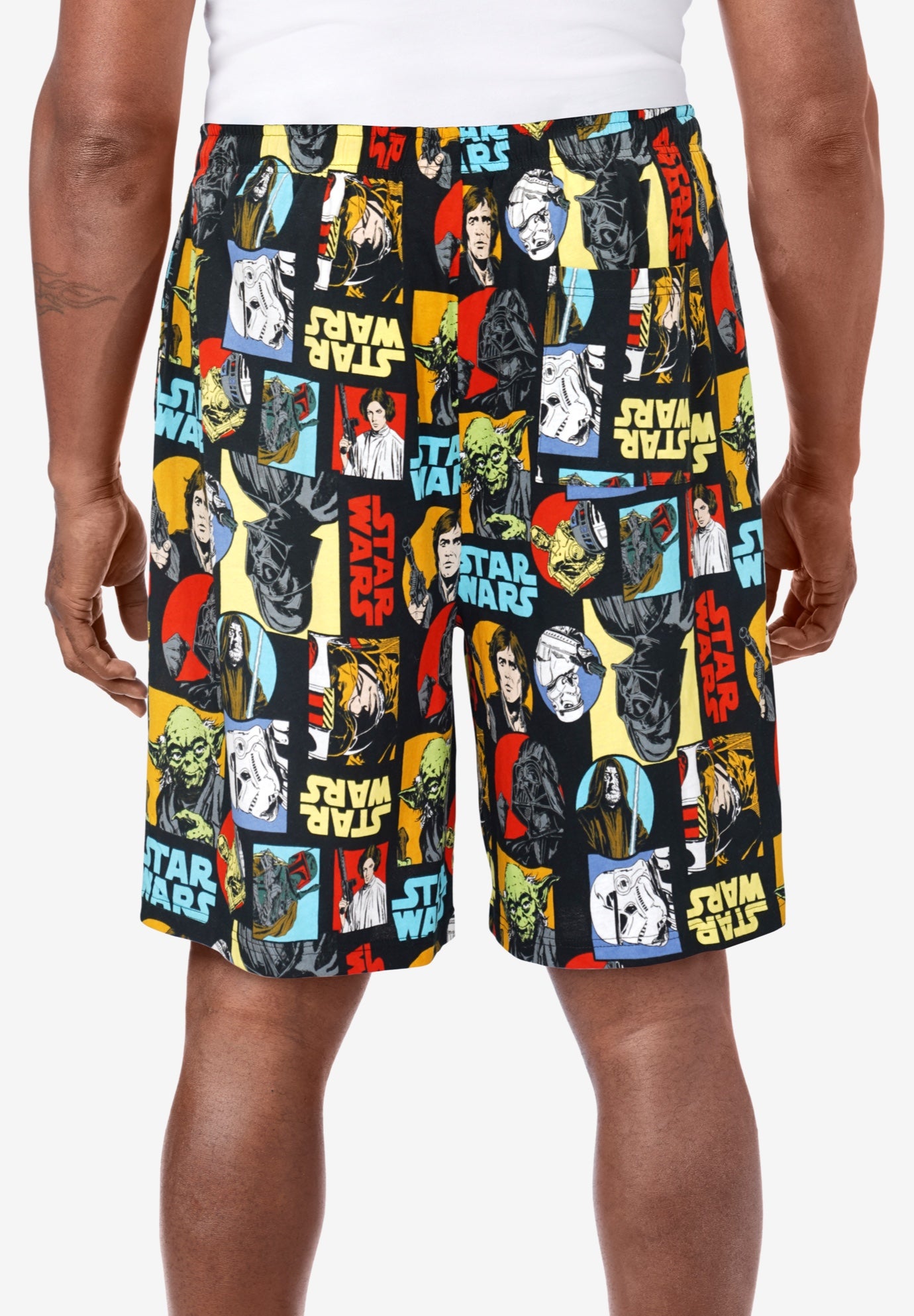 Licensed Novelty Pajama Lounge Shorts image number 1