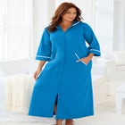 Long French Terry Robe image number null