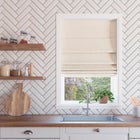 Sun Zero&trade; Somerton Textured 100% Blackout Cordless Roman Shade image number null