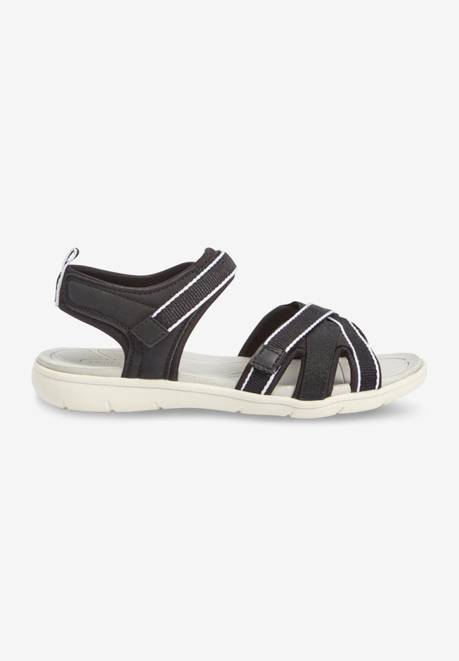 The Annora Nubuck-Like Adjustable Water Friendly Sandal image number 3