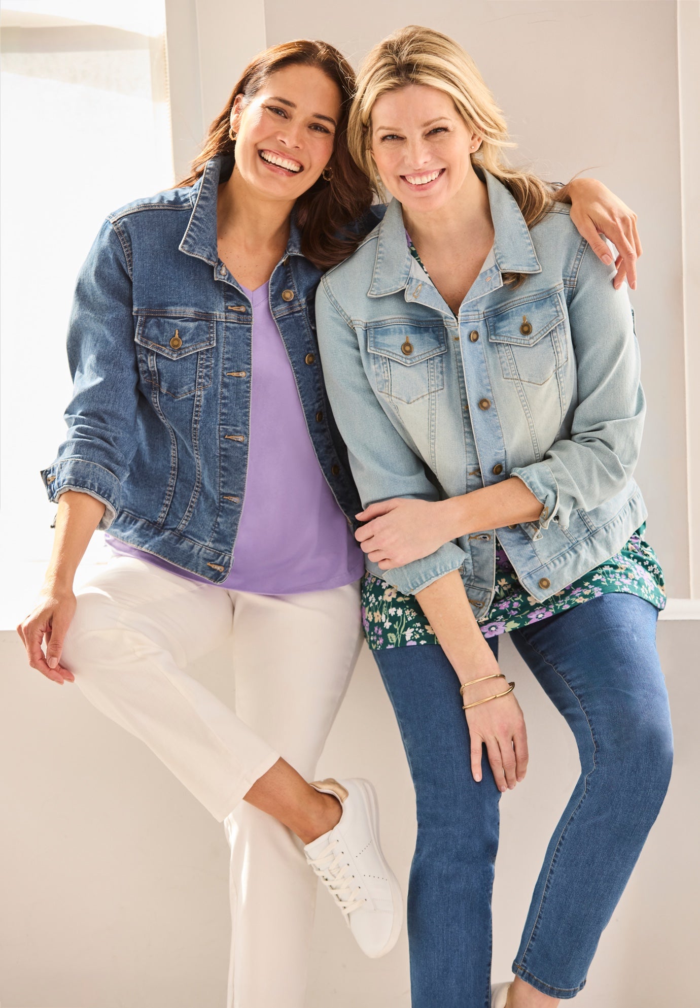 Stretch Denim Jean Jacket image number 8