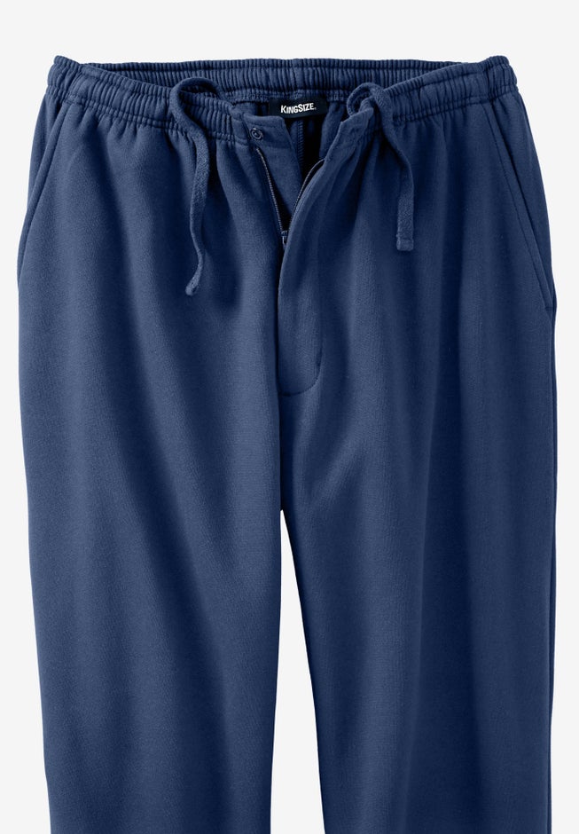 Fleece Zip Fly Sweatpants image number 1