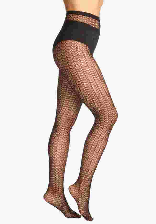 Textured Pattern Tights image number 2