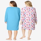 2-Pack Long-Sleeve Sleepshirt image number null