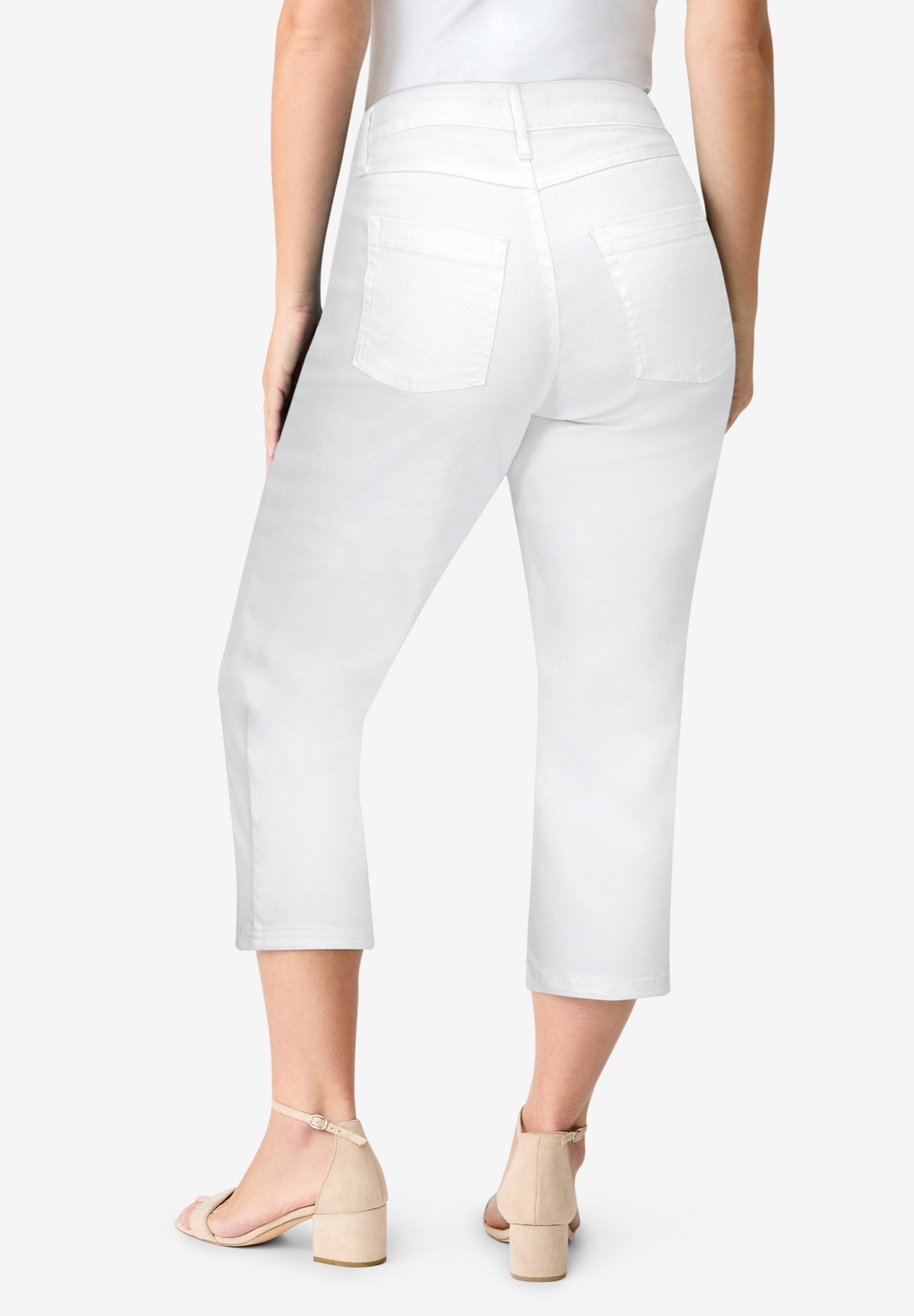Plus Size 24/7 Stretch Capri Jean image number 2