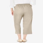 Fineline Stretch Denim Pull-On Capri Jeans image number null