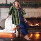 In-Vogue Velvet Kimono image number null