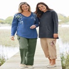 Waffle Thermal V-Neck Tee image number null