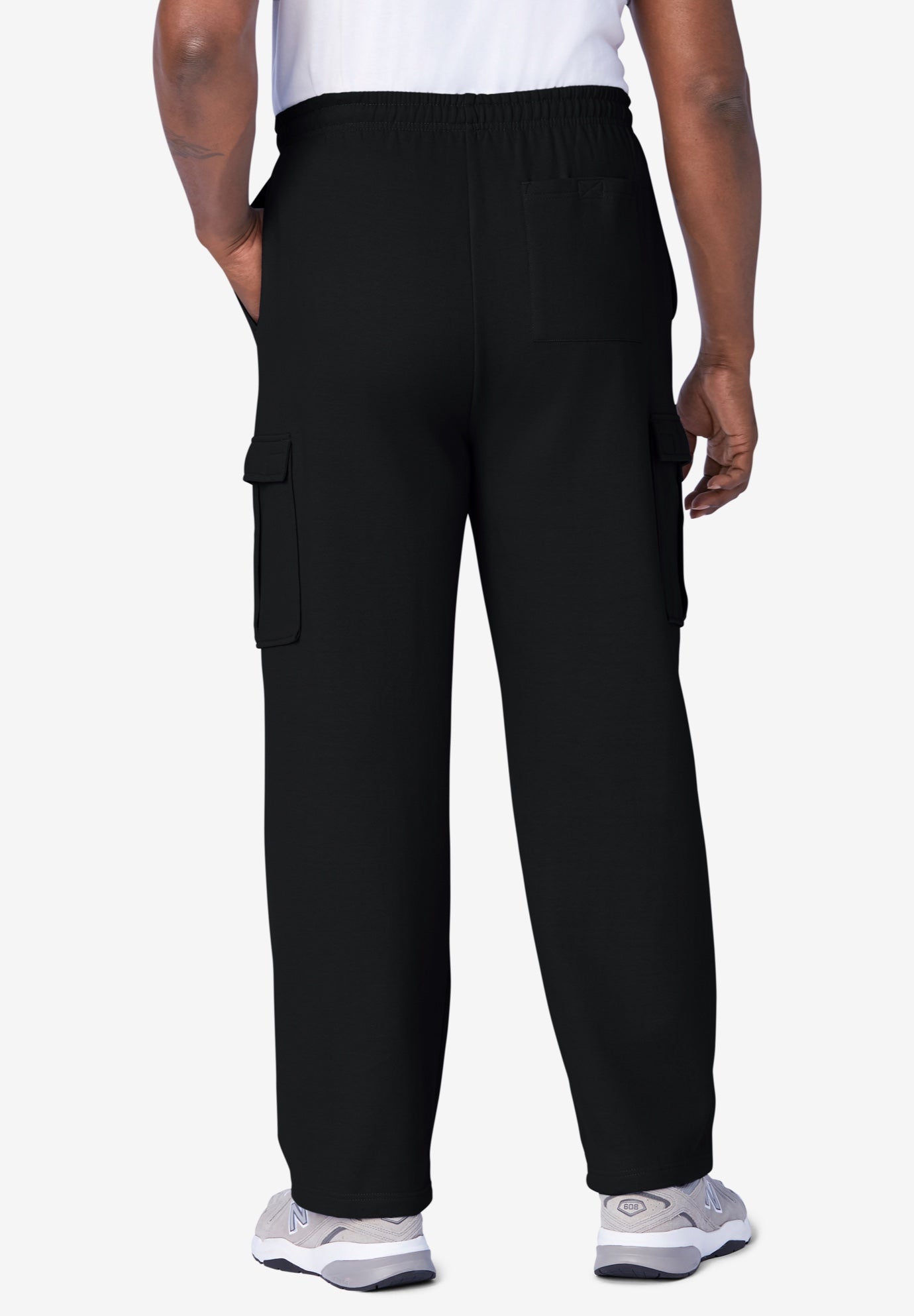 Fleece Cargo Sweatpants image number 4