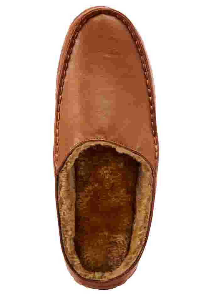 Fur-Lined Clog Slippers image number 1