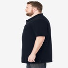 Longer-Length Shrink-Less&trade; Cotton Polo Shirt image number null