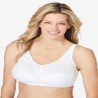 Wireless Back-Close Cotton Bra image number null