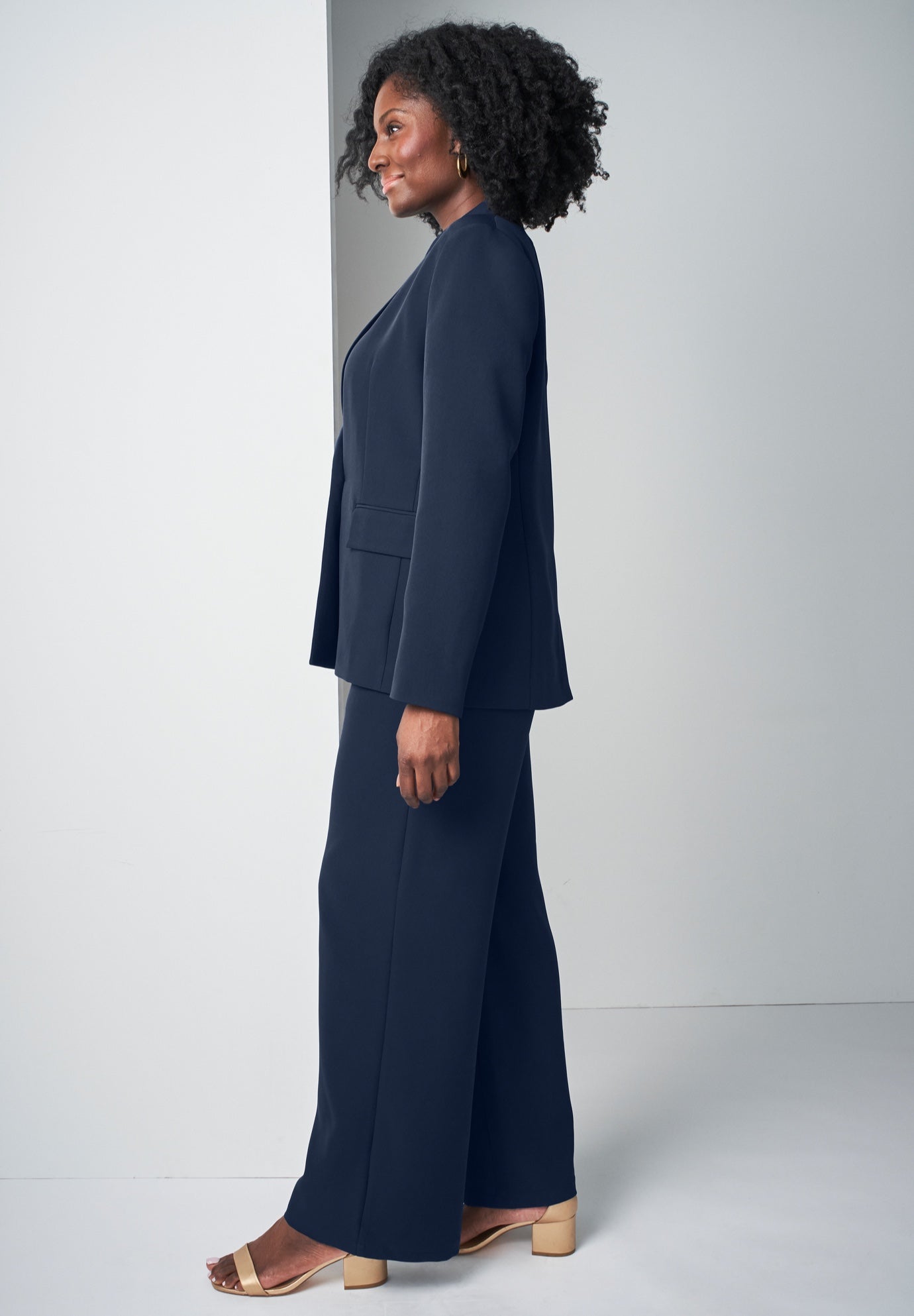 Bi-Stretch Shaped Blazer image number 2