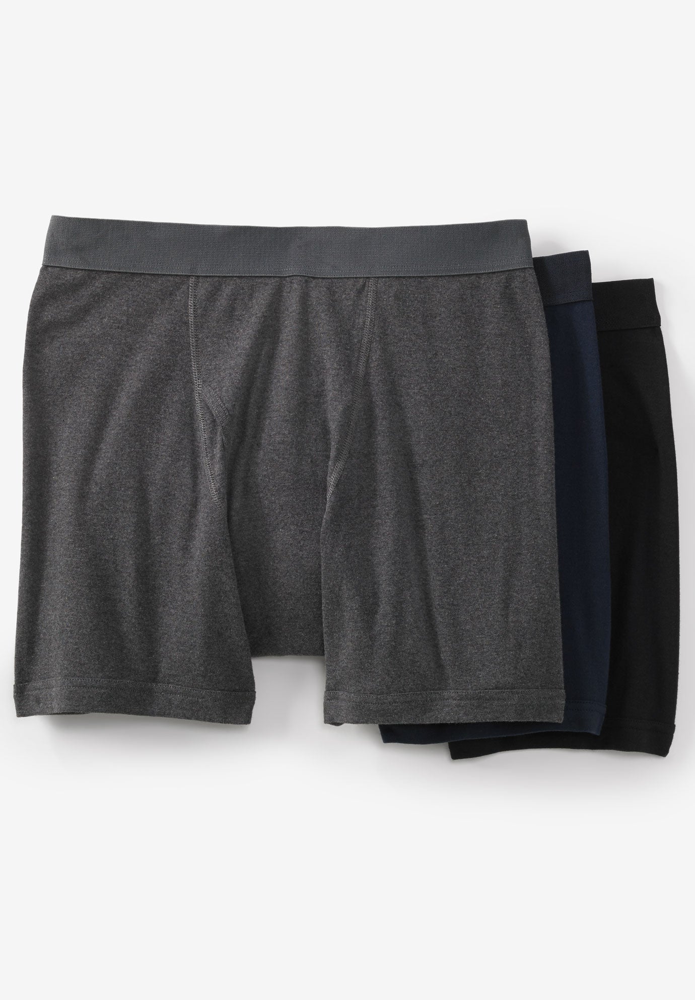 Cotton Mid-Length Briefs 3-Pack image number 0