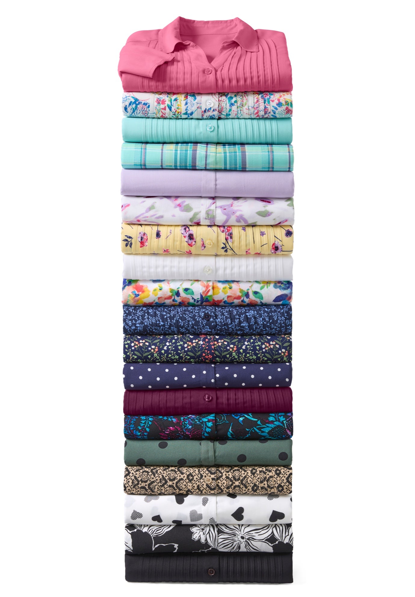 Rayon Three-Quarter Sleeve Effortless Tab-front Blouse image number 2