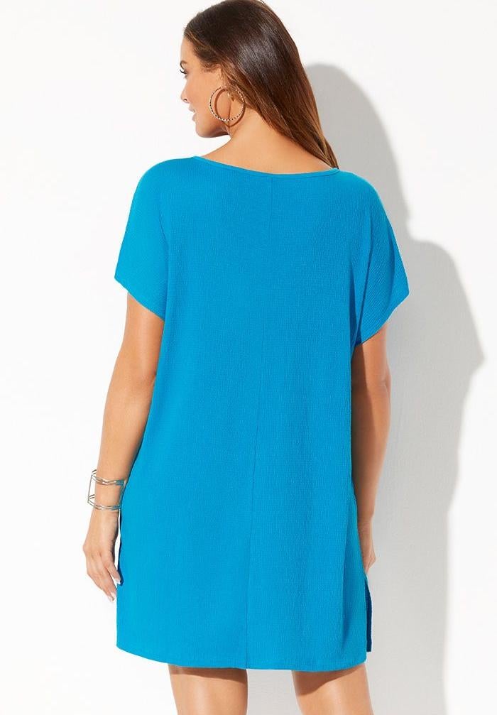 Esme Lace Up Cover Up Dress image number 1