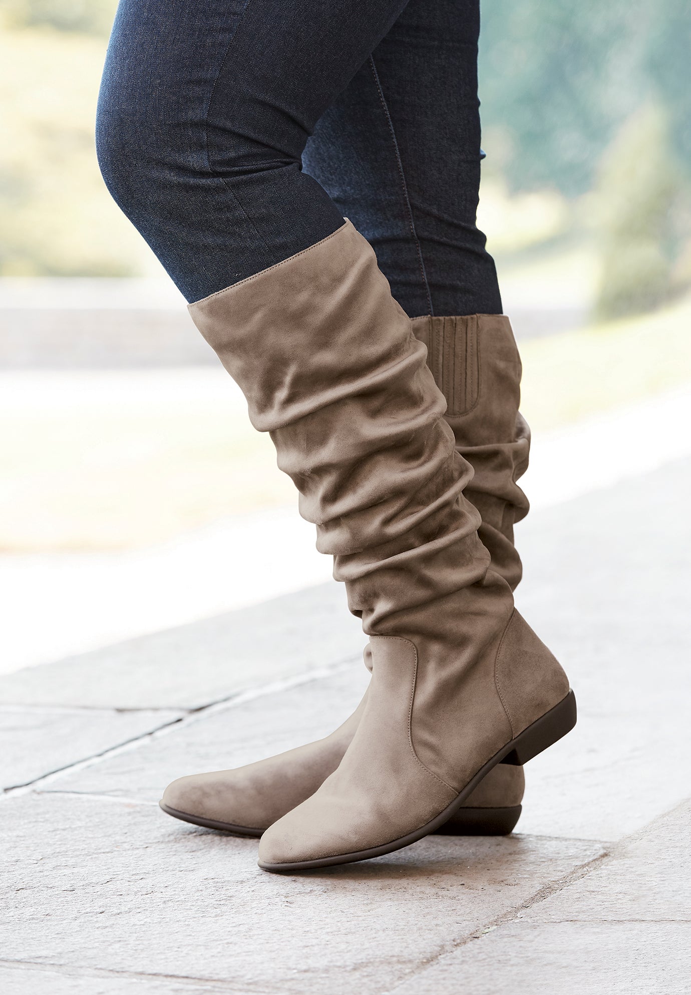 The Shelly Tall Wide Calf Boot By Comfortview image number 10