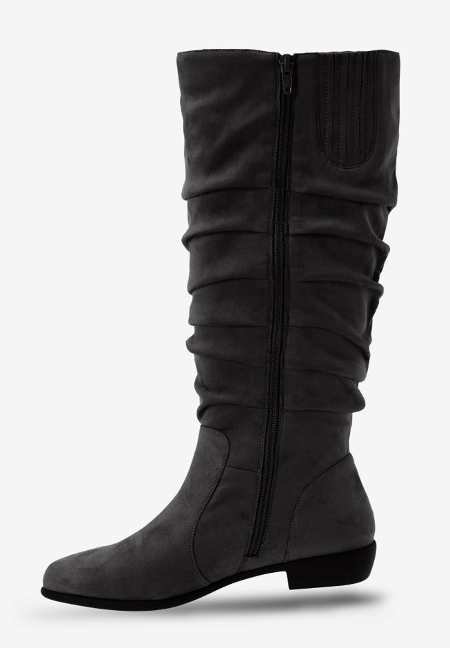 The Shelly Tall Wide Calf Boot By Comfortview image number 3