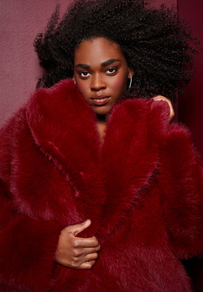 Shaggy Faux Fur Coat image number 2