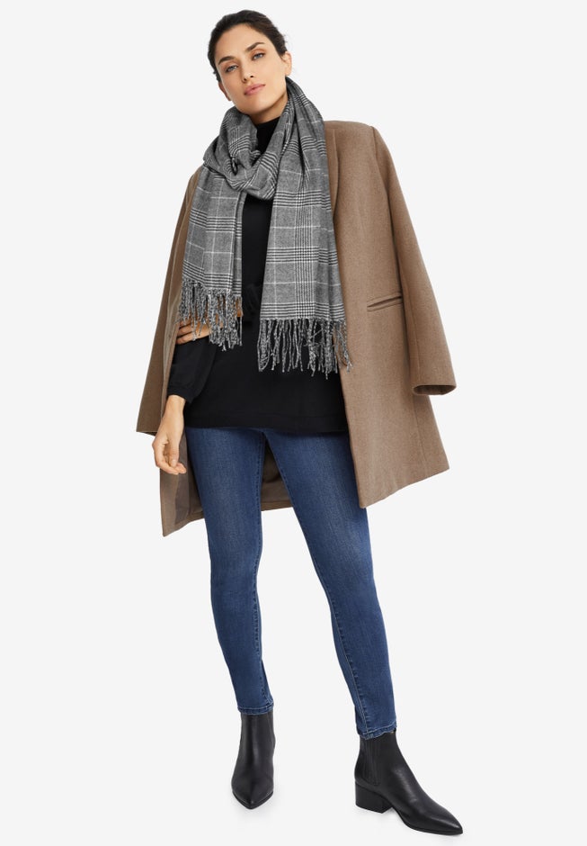 Classic Wool-Blend Coat image number 3