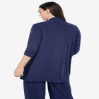 Ultrasmooth&reg; Fabric Long Sleeve Cardigan image number null