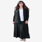 Ultrasmooth&reg; Fabric Long Sleeve Cardigan image number null